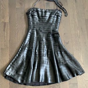 BCBG Max Azria vegan leather dress